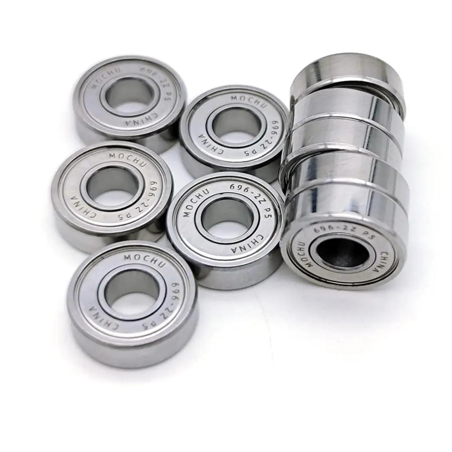 10pcs Bearing 619/6-2Z 696-2Z 6x15x5 696 696ZZ R-1560KK ABEC-5 Shielded Deep Groove Ball Bearings Single Row