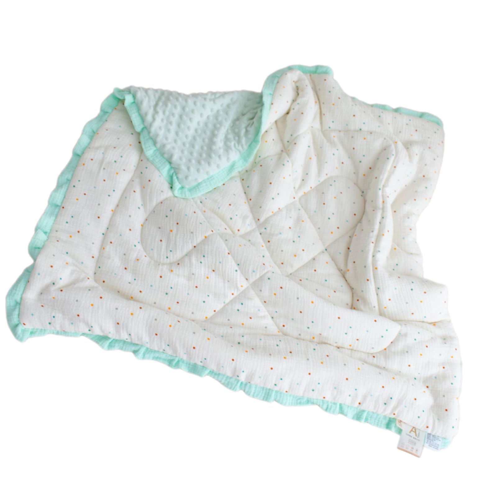 Tsophreniq Infant Blanket Cotton Ruffle Designed Swaddles Wrap for Kindergarten Baby Blanket Nursery Bedding Decoration Comforter