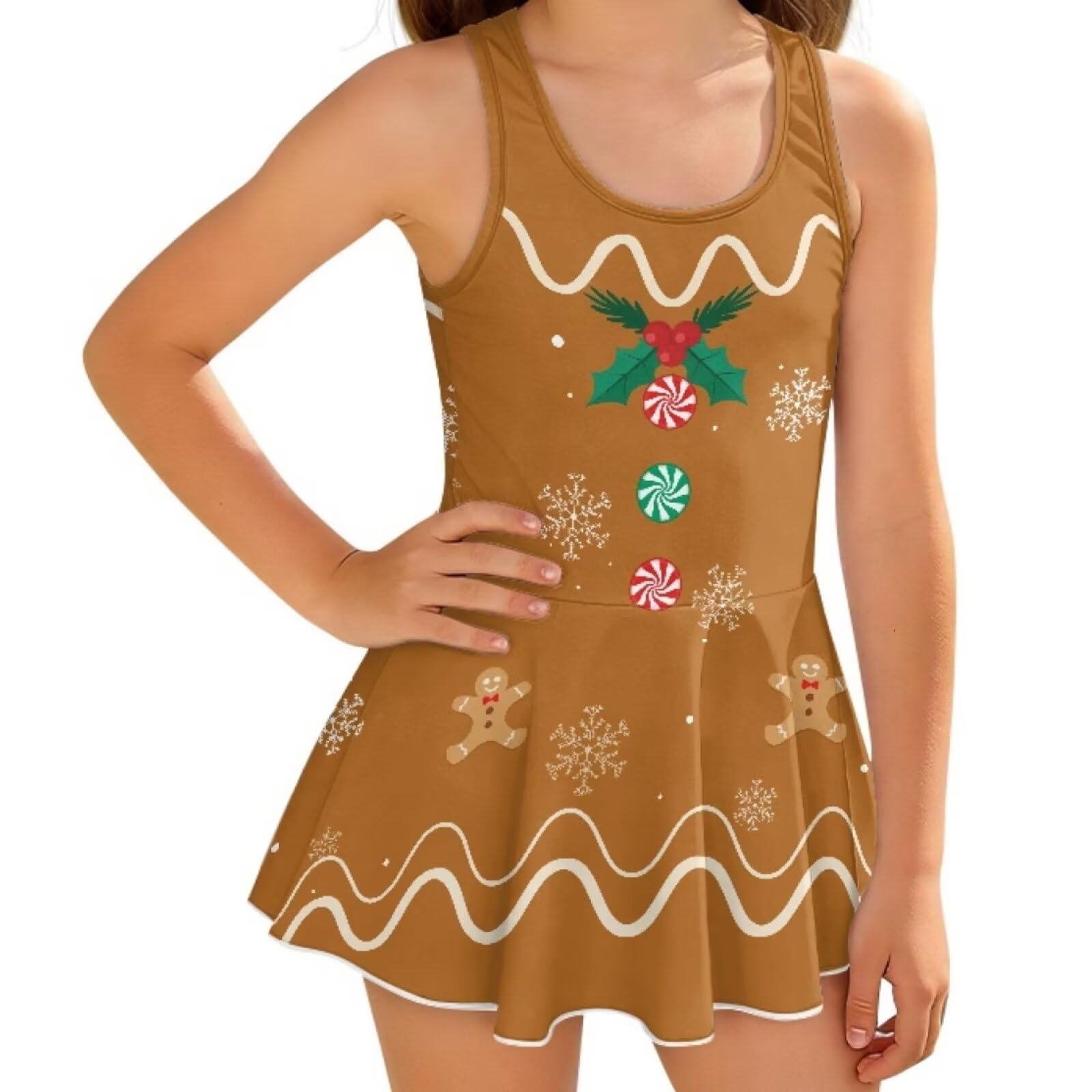 KEIAHUAN Gymnastics Leotards for Girls Sleeveless Bodysuit Dance Leotards Performance Costume