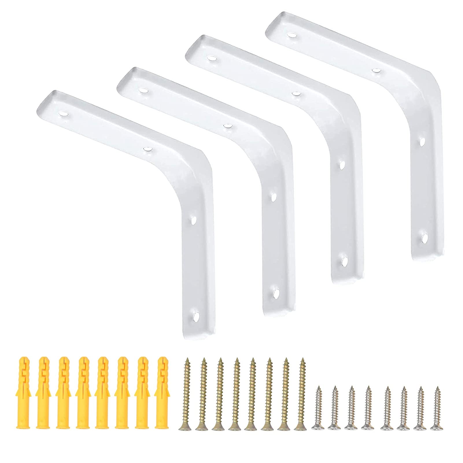 Soportes Para Estantes Armario Soportes De Estante De 10 Pulgadas, Paquete De 2 Soportes En L Soportes Para Estantes De Madera