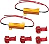 50 W 6 Ohm LED Load Resistor Fix Error Fast Hyper Flash Flashing Light Indicator