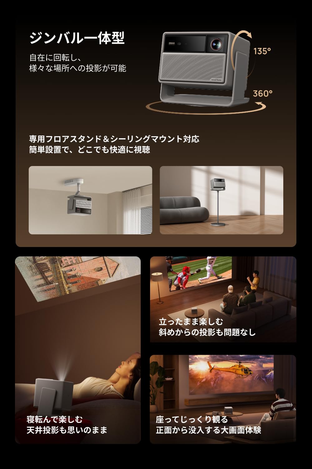Amazon.co.jp: XGIMI HORIZON 20 Max Standard Kit プロジェクターと3D