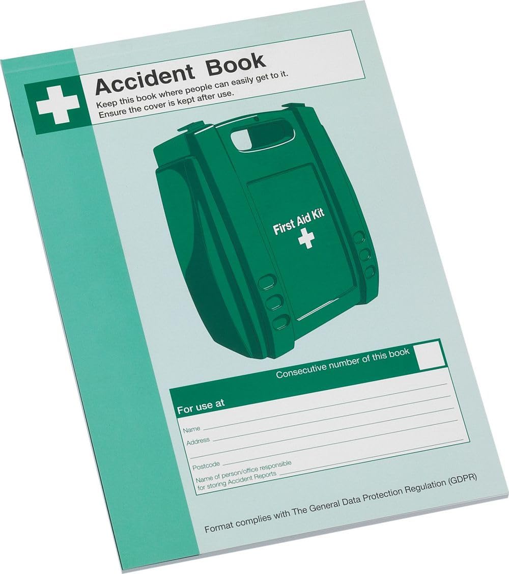 First Aid A5 Accident Reporting Book