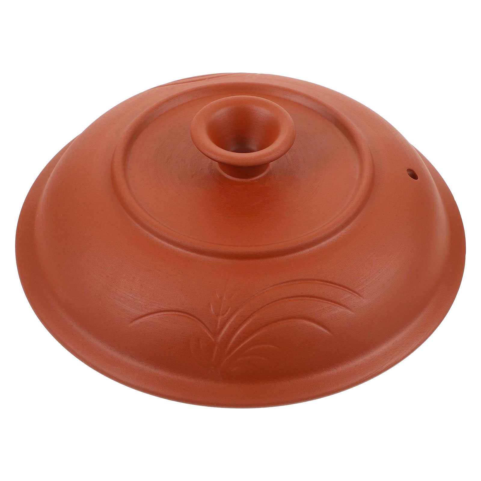 Coperchio in per Pentola Multiuso in Terracotta 45-60L con di Sfiato Manico Ergonomico e Liscio Adatto per Stufati Brodi e Cucina Domestica