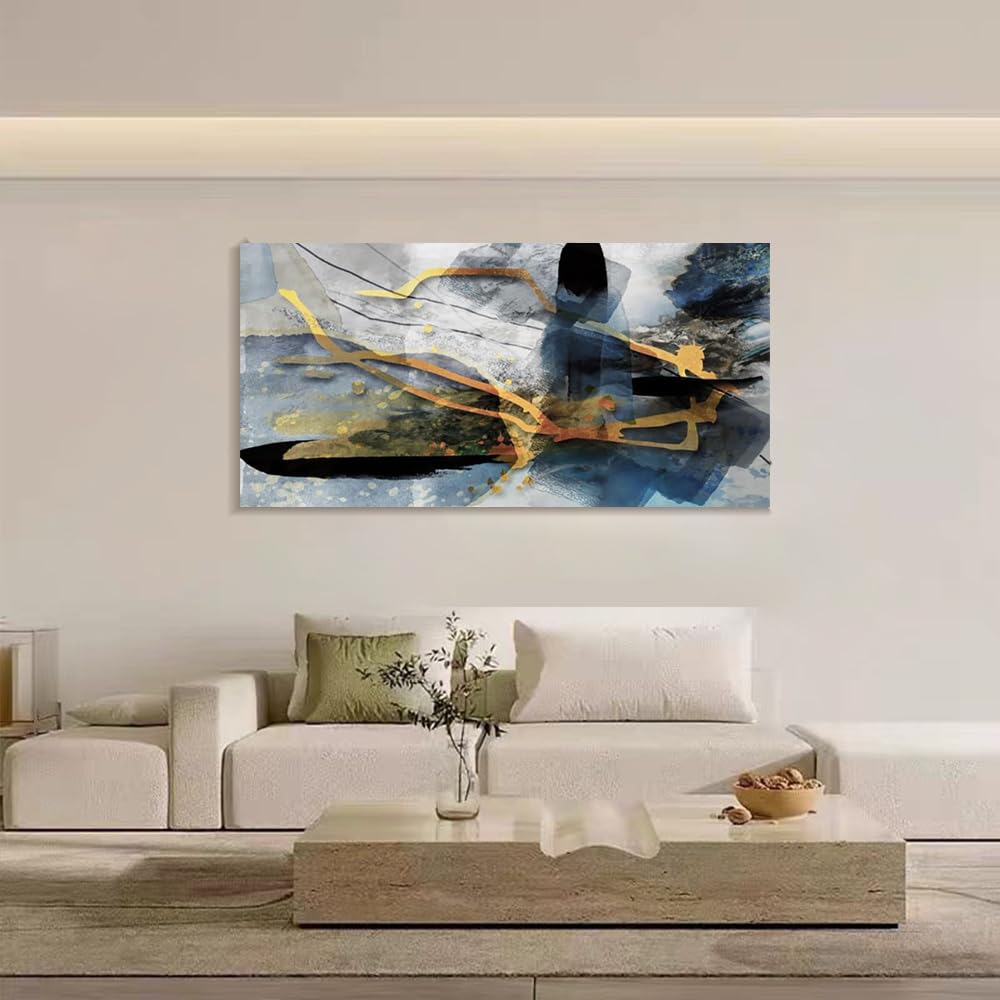 IHHGNB Wall Art Abstract Decor, Canvas Print Wall Painting, Modern Paintings Poster Abstract Color Decorative Artwork Home Decor(40x80cm(16x31in)/No frame)