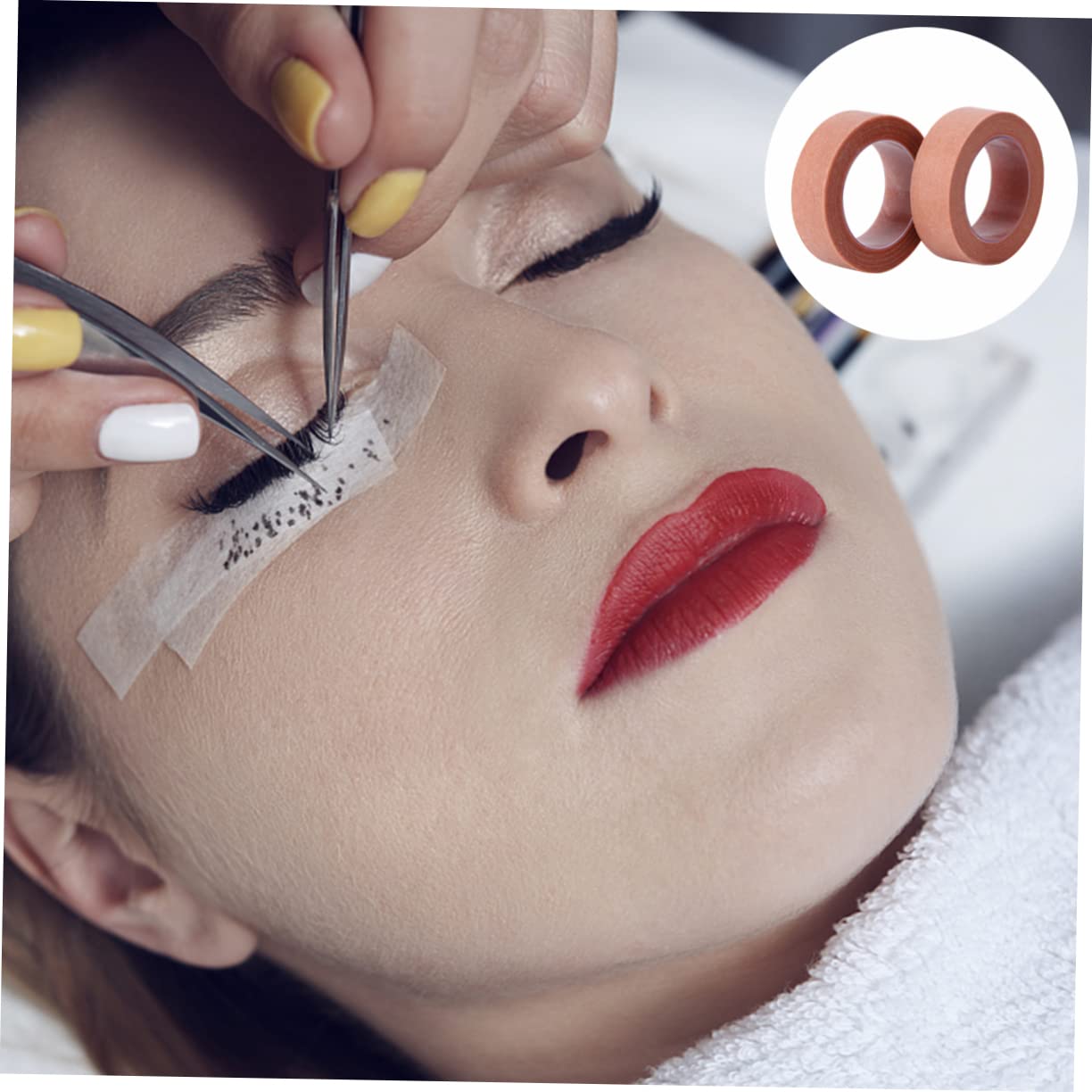 Gogogmee Eyelash Adhesive Tape Eyelash Isolation Fiber Material Easy to Use Lash Tool