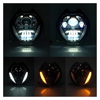 Amazon.co.jp: フロント LED ヘッドライト ターンライト付き