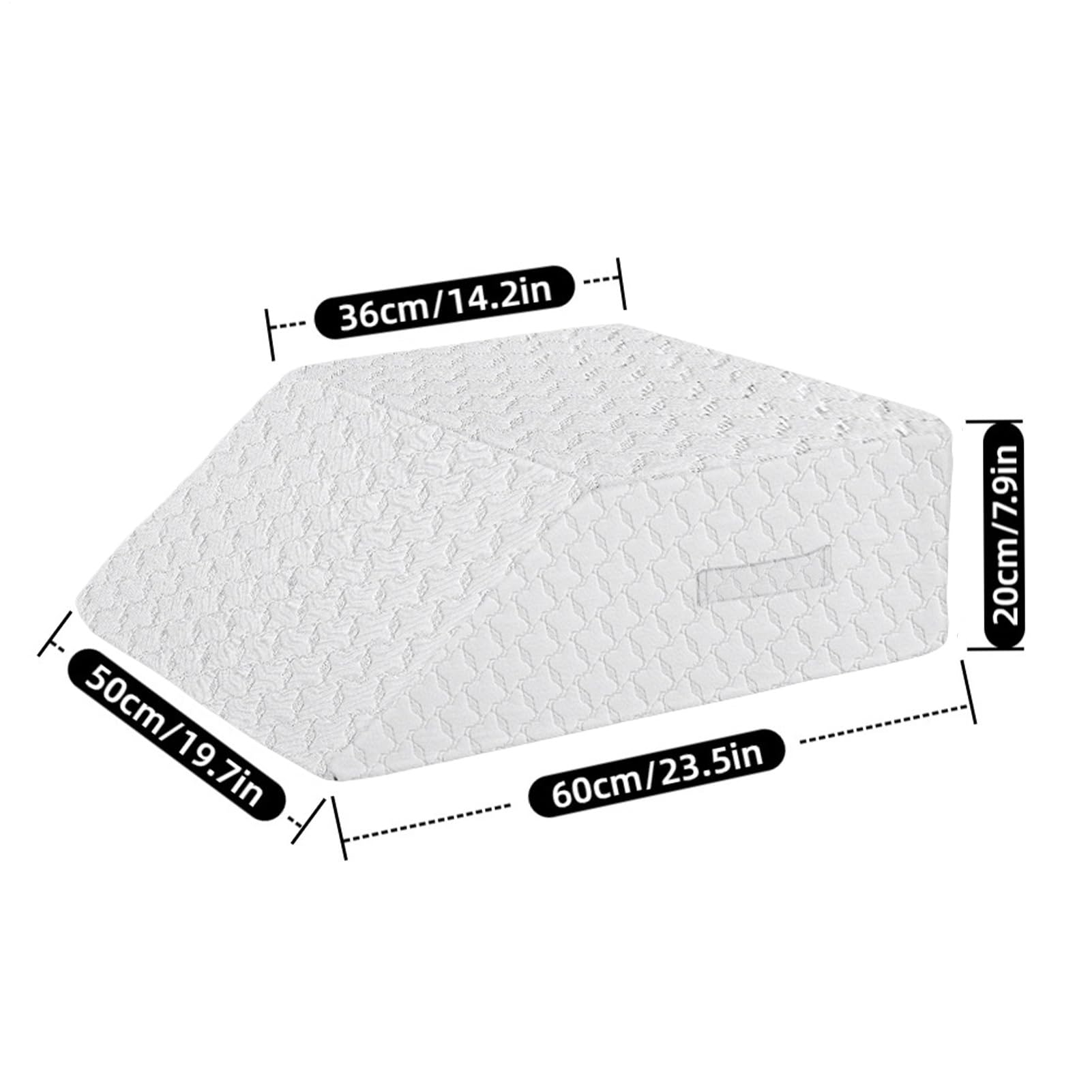 Generico Cuscino per Gambe a Rullo Cuscino a per Appoggio Gambe | Supporto Ergonomico Antiscivolo per Caviglie Relax Lettura Sonnellino in Camera Ufficio Casa Divano