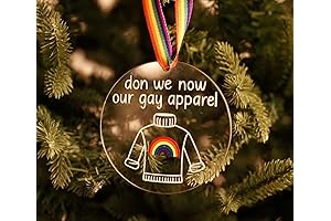 Support LGBTQ Christmas Tree Decorations Gifts and Ornaments
