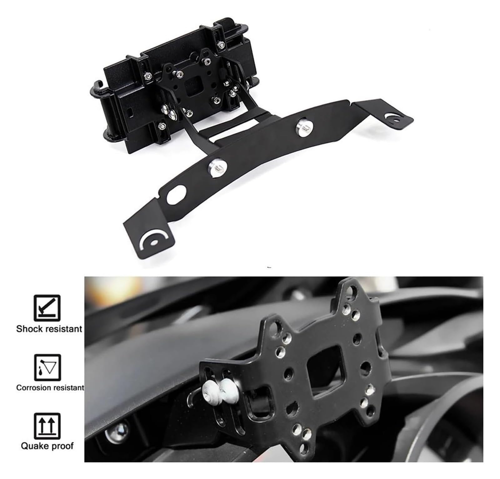 Support de Navigation pour Moto pour Chargeur Titulaire Monter Rester pour BMW pour K1300GT pour K1200GT Guidon Support Navigation Moto Accessoires GPS Téléphone USB(C)