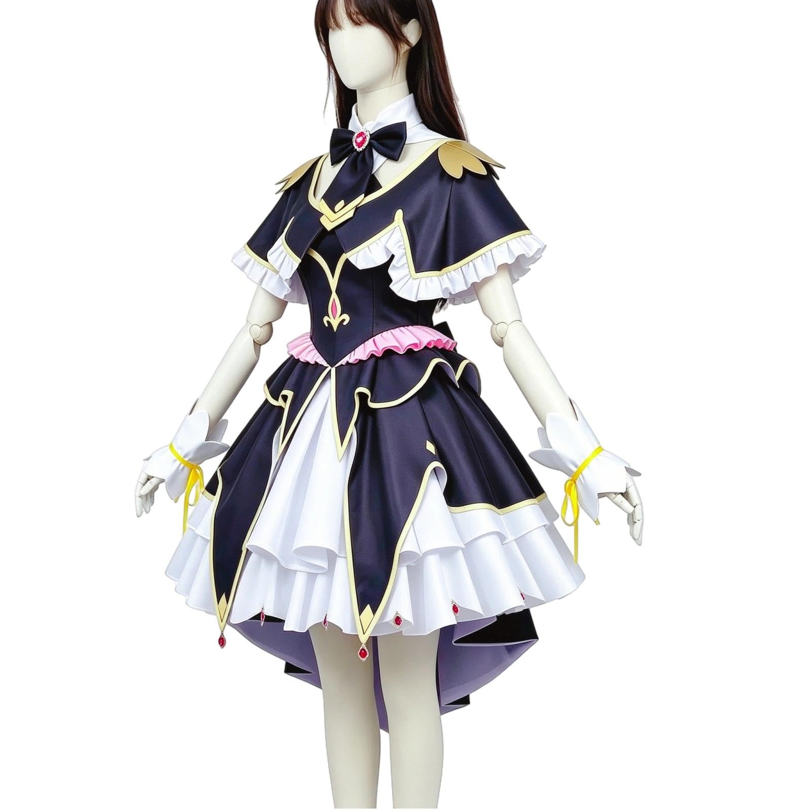 Halloween Kostüm für Erwachsene, Karneval Rollenspiel Cosplay Komplettset – Moriya Ruruka Stil