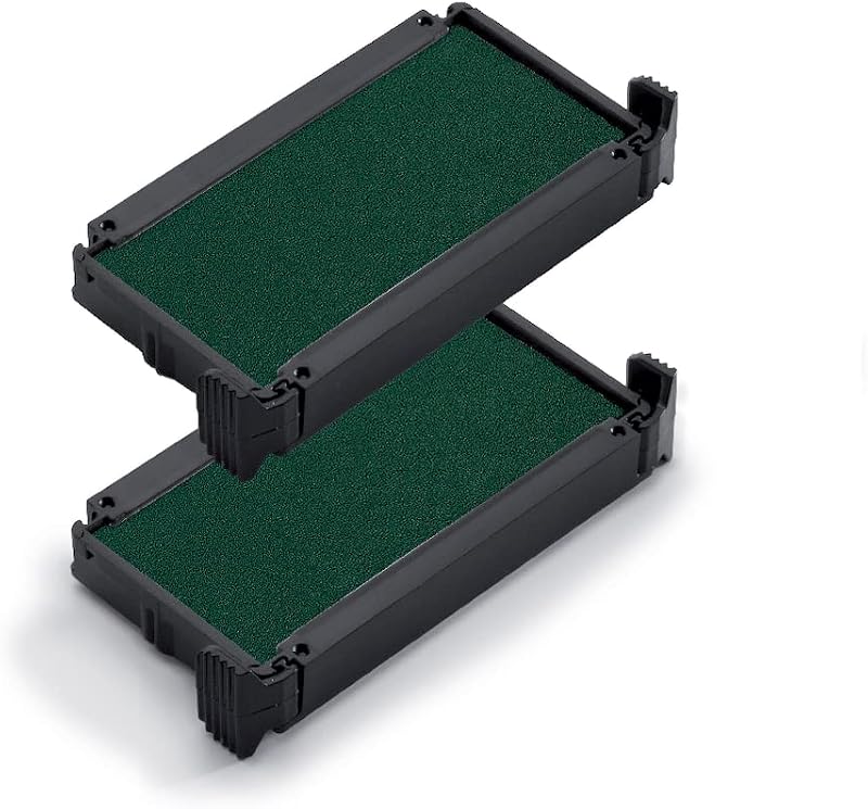 Trodat Replacement Ink Pads 6/4911 - Pack of 2 - Green Ink - for Printy 4911, 4911 Typo, 4951, 4822, 4800, 4820 and 4846