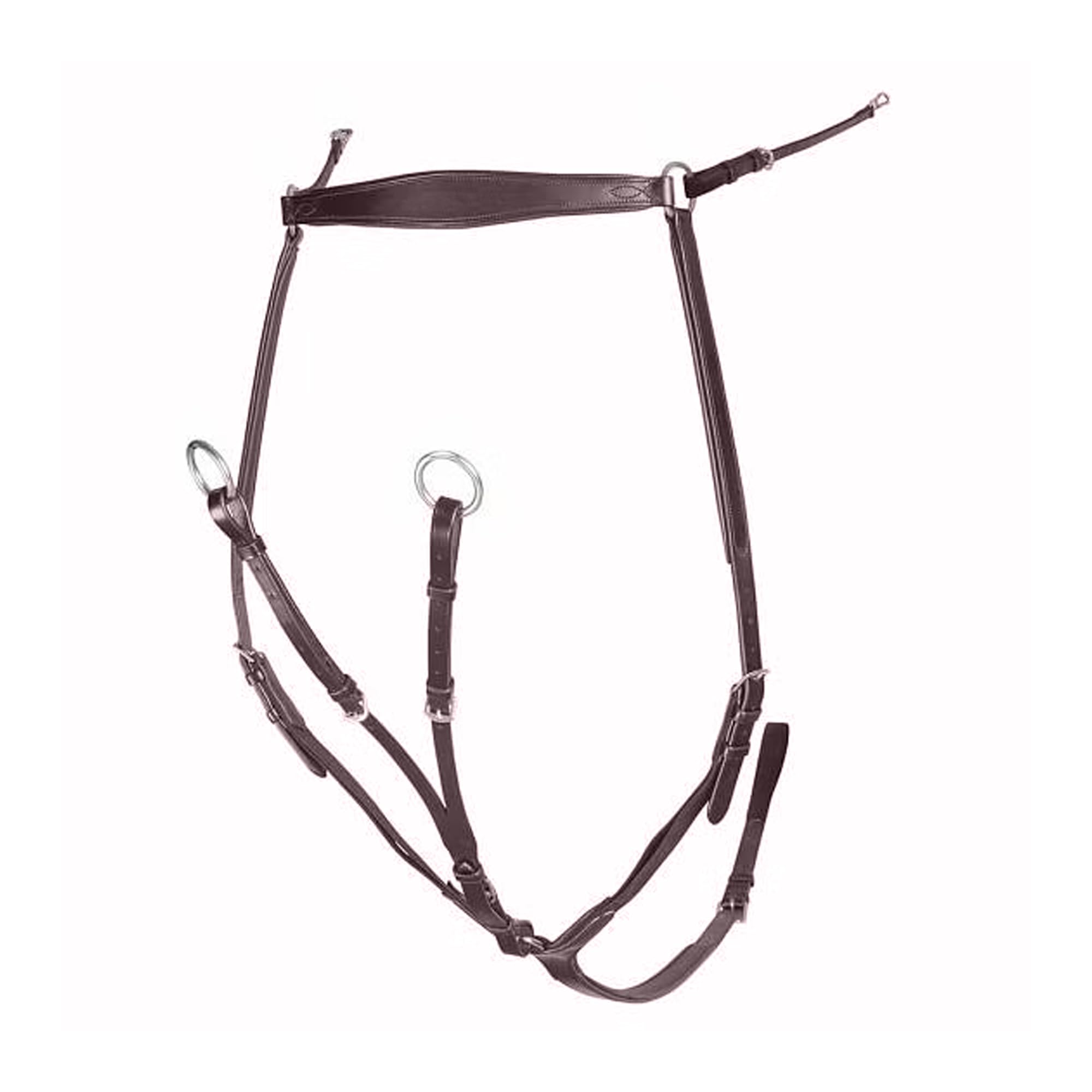 Velociti - Pechopetral para Caballos de Cuero Lusso (Full X) (Habana)