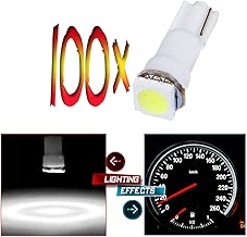 cciyu T5 73 74 LED Light Bulb Gauge Cluster Light Dash Instrument Indicator LED Light Bulbs (white) - coolthings.us