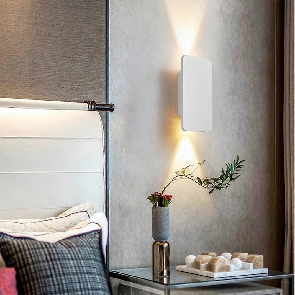 Joyhappst Image Color Aluminium Retro Wall Sconce Night Light - Brushed Grey Warm 3000K