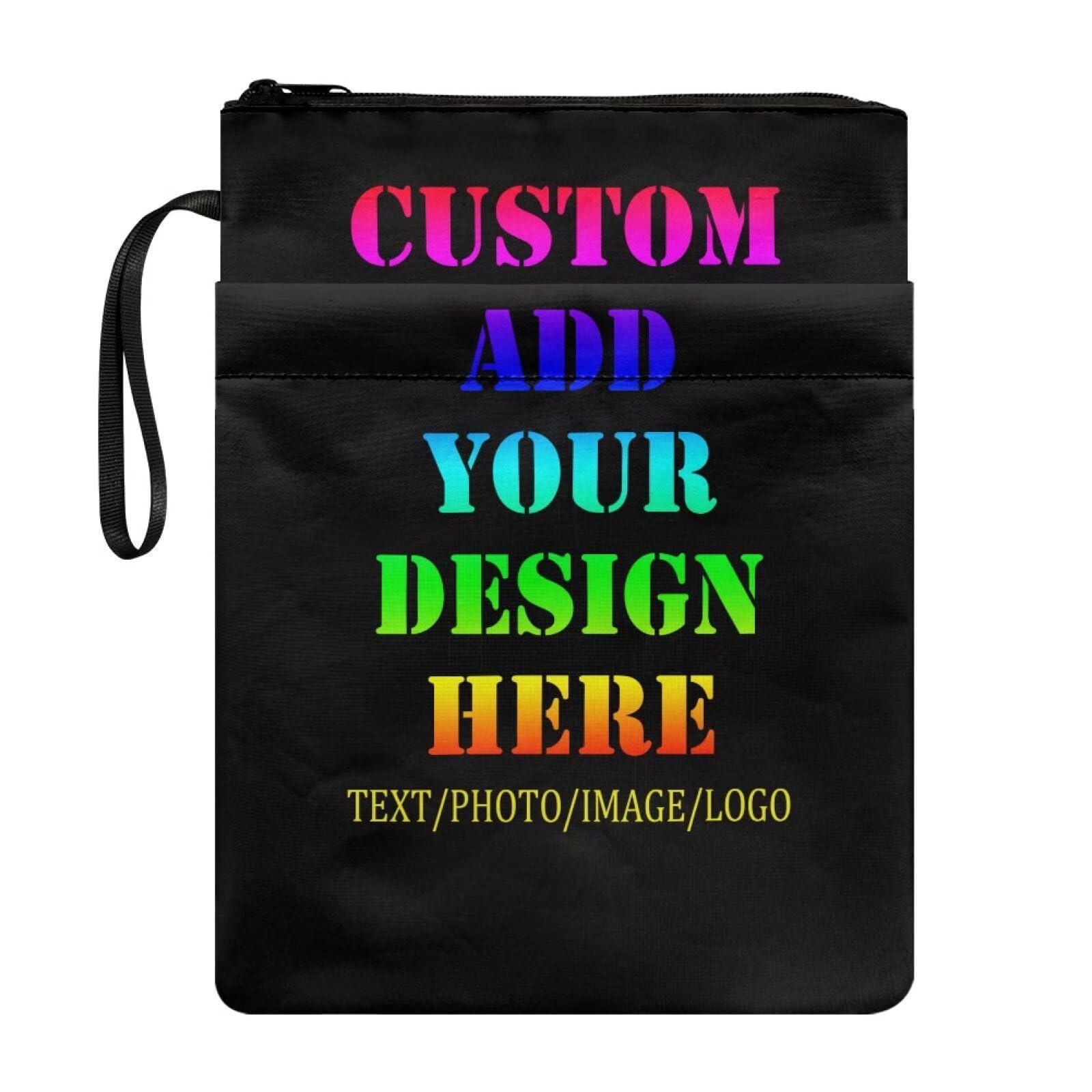 Poceacles Custom Personalized Book Sleeve for Book Lovers with Your Picture/Text/Logo/Photo/Image Add Own Design Book Cover Protector for Paperbacks — image 1