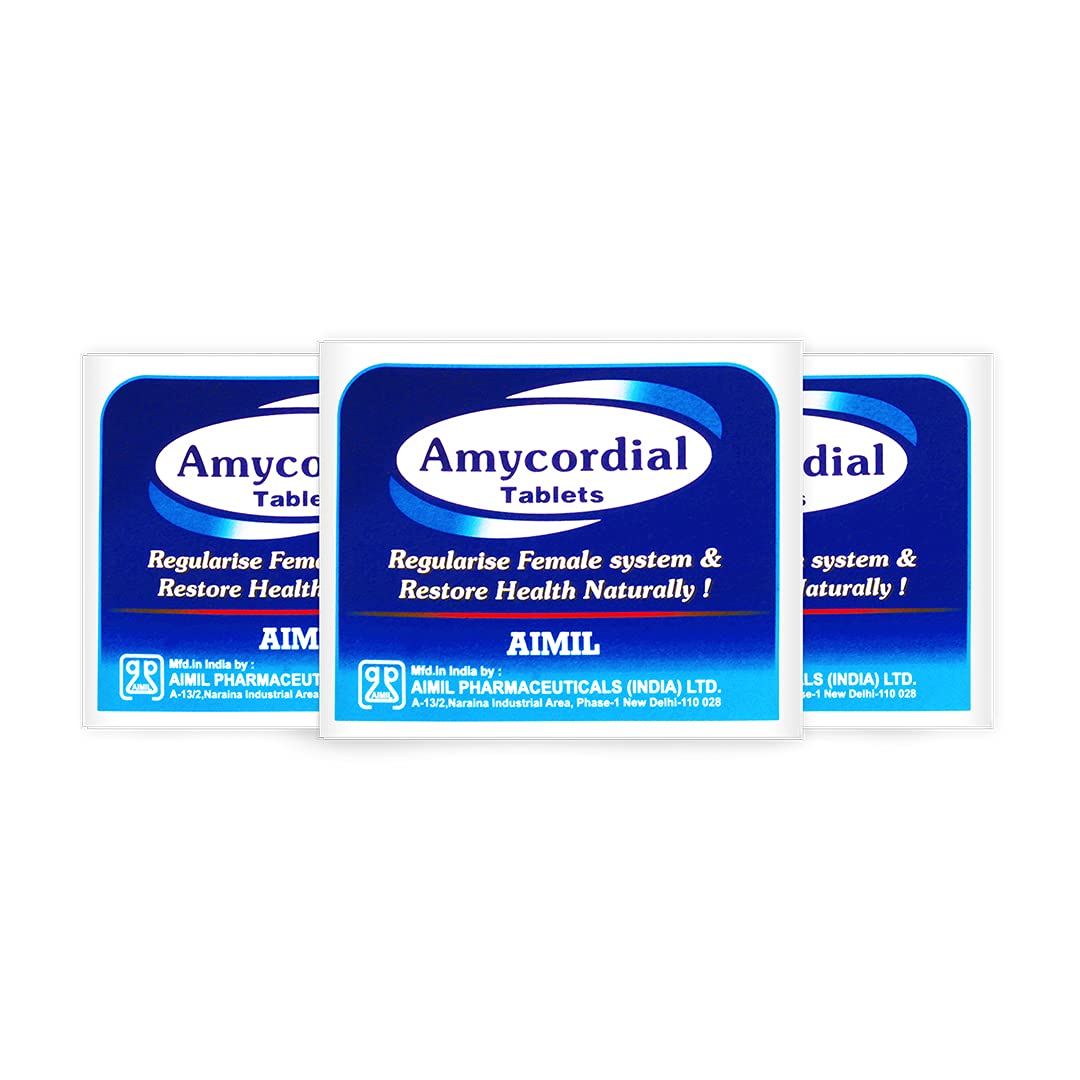 See full amazon price history chart for AIMIL Amycordial Tablets - 30 Tablets (Pack of 3) | Female Health Restorative | Contains Shatavari, Amla, Guduchi, Methi and more AIMIL Amycordial Tablets - 30 Tablets (Pack of 3) | Female Health Restorative | Contains Shatavari, Amla, Guduchi, Methi and more (B093TF2QRD) Amazon Price History, Amazon Price Tracker