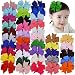 Hair Bows, Coxeer 40Pack Hair Bows for Baby Girl Alligator Clips Grosgrain Ribbon Boutique Hair Accessories for Baby Girls Kids Teens Toddlers Children Newborn