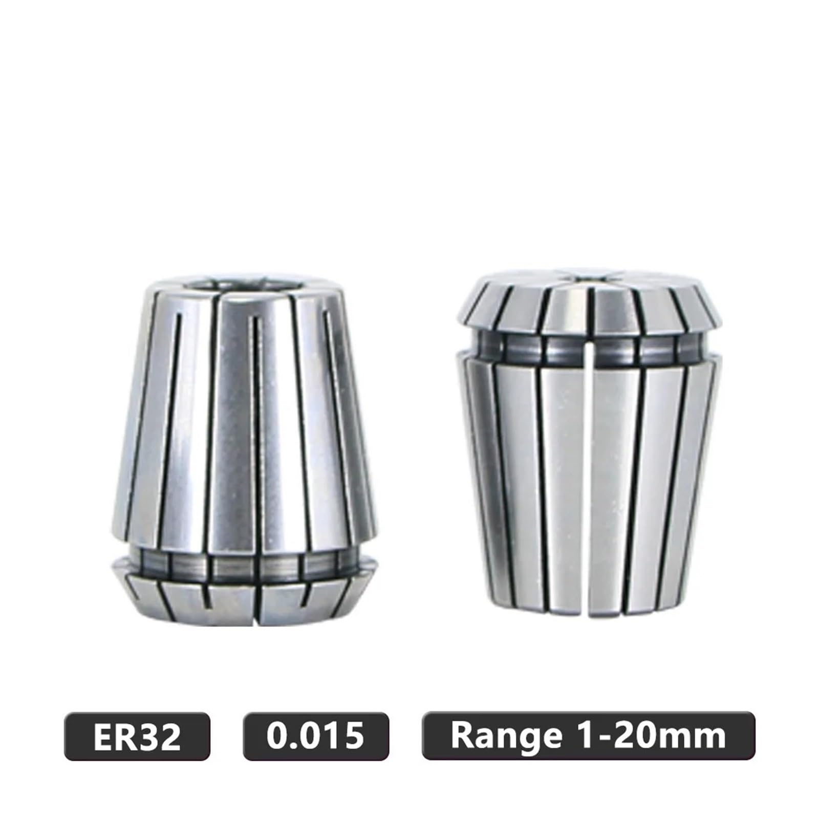 1PCS ER Collet Chuck ER32 1~20 21 22 23 24 25 26mm 0.015 For CNC Milling Tool Holder Engraving Machine Lathe Mill Spring Chuck Collet(ER32-22mm 0.008)
