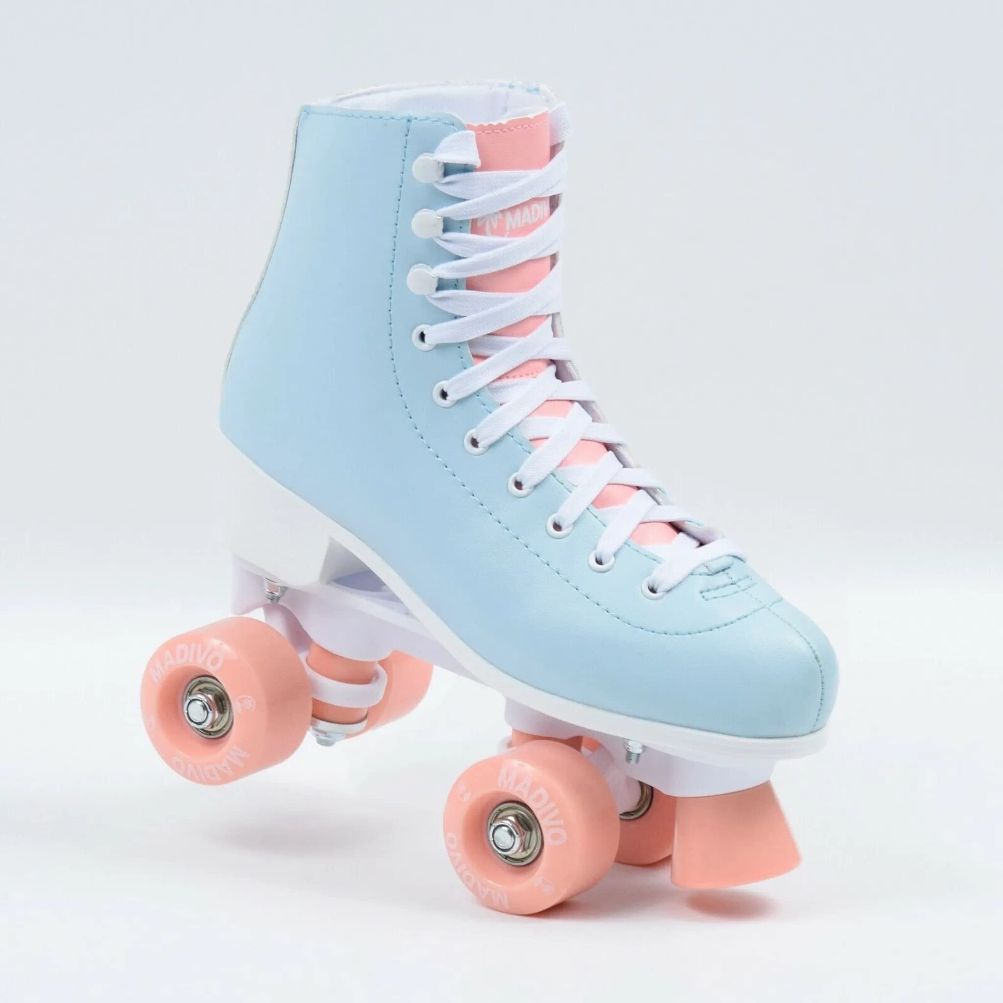 MADIVO Pastel - Pattini classici da donna in linea, con cuscinetti a sfera ABEC-7, taglia 35, 36, 37, 38, 39, 40, 41
