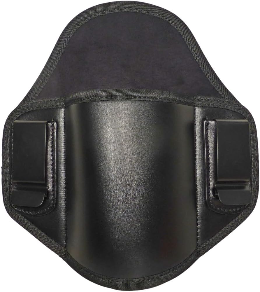 Tactical Scorpion Pancake Ambidextrous IWB Leather Holster: Fits Byrna SD LE XL G19 23 32 26 27 30 33,M&P Shield,XDs,P320,Taurus PT111 Holsters