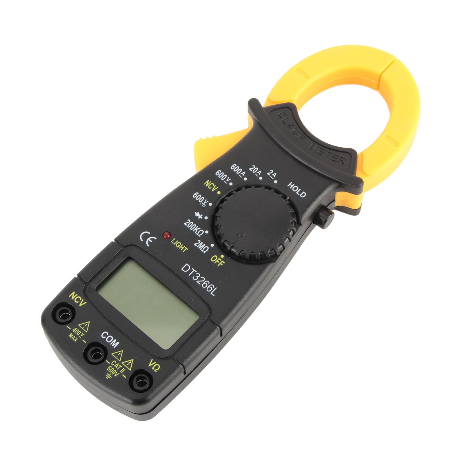 Digital Clamp Meter, LCD Display Intelligent Tester Portable Tool, Accuracy & Durability with Batteries for 1000mAh Capacity