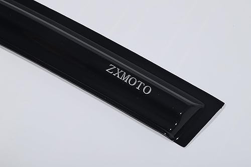 Miniatura 3 de ZXMOTO Protectores de lluvia para ventana lateral de ventilación de montaje exterior, 4 unidades para Honda Civic 2006-2011 sedán de 4 puertas