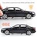 CKMODEL Haochi 1:32 Officially Licensed Audi A6L Alloy Model Toy Car with Opening Doors, Sound & Light Effects, Pull-Back Action, Shock Absorption & Steering (Black)