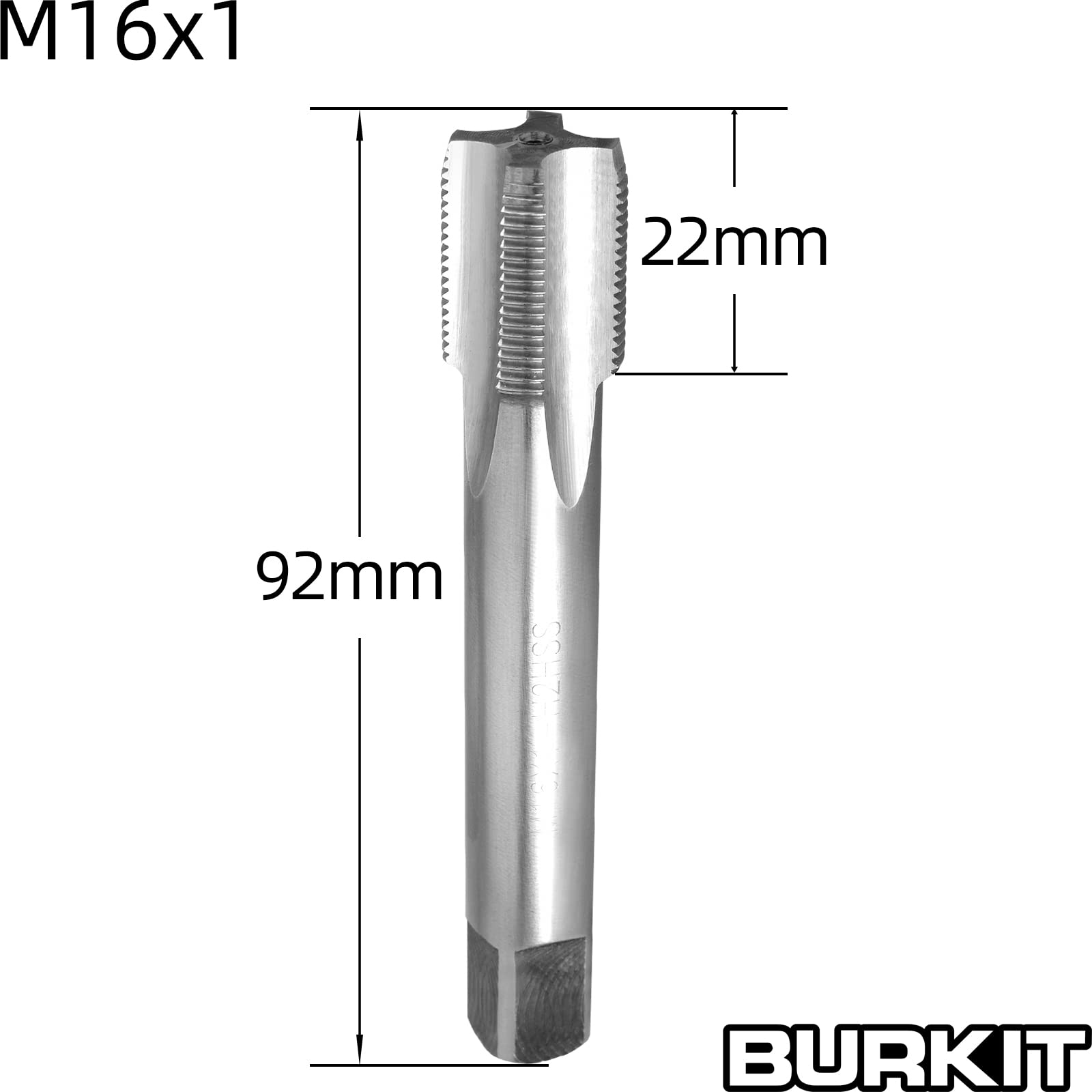 Burkit M16 X 1 Tap and Die Set Right Hand — Amazon image 2