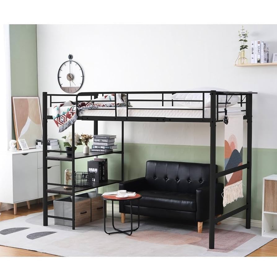 Amazon.co.jp: パイプベッド ロフトベッド シングル パイプ