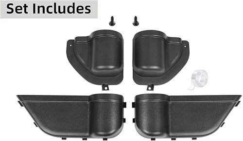 Miniatura 2 de Bandeja organizadora de puerta delantera y trasera para Jeep Wrangler JL 4XE JLU Rubicon Sport Sahara Gladiator JT Accesorios de almacenamiento
