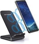 Wireless Charger(Stand),2 Pack 20W Fast Wireless Charging Stand for Samsung Galaxy S24/S24+/S24 Ultra/S23/S22/S21/S20/S10/Note,for Google Pixel 8/7/6, for LG and More.