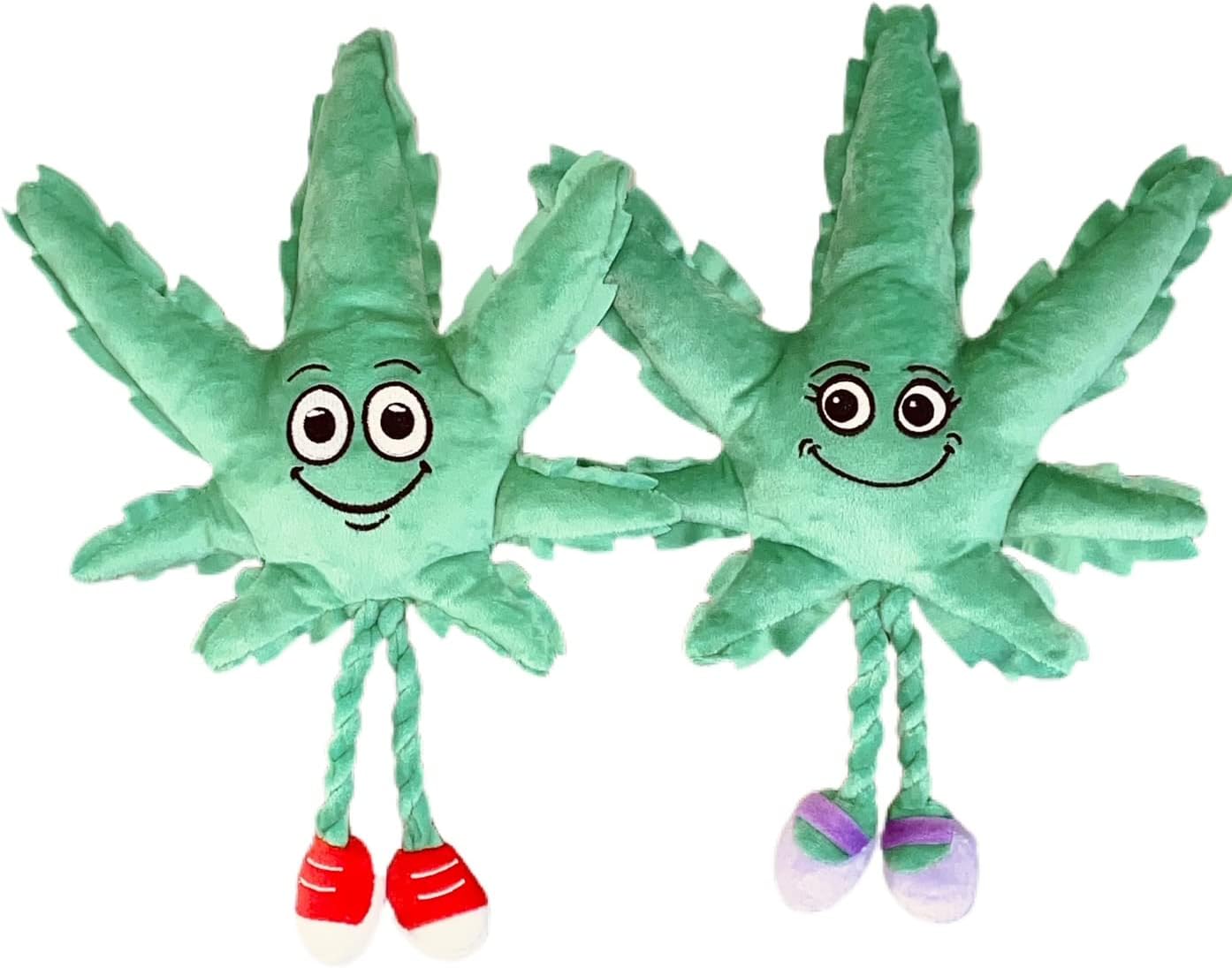 MJ and Mary Jane Weed Leaf 420 Dog Toys