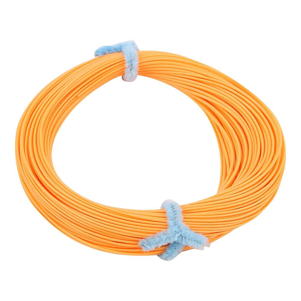 Alomejor Ligne de pêche à la Mouche en Nylon WF 4/5/6/7/8 Monofilament Souple Forte résistance Lancer précis