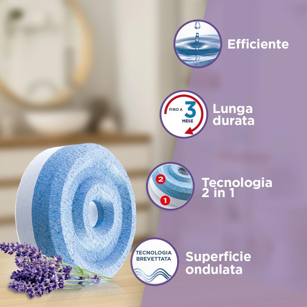 Ariasana Tripack Lavanda, Ariasana Aero 360° Ricarica per Dispositivi con Capacità ≥ 450g, Tab Profumate Assorbi Umidità, Ricarica Tab contro i Cattivi Odori, 1 Confezione da 3 Tab da 450g
