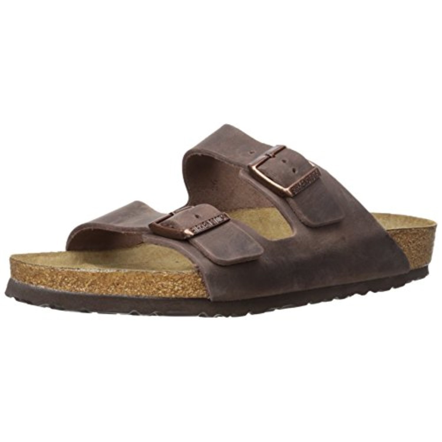 Birkenstock Unisex Arizona Soft Footbed Habana Oiled Leather Soft Footbed Sandals - 37 M EU 6-6 5 B