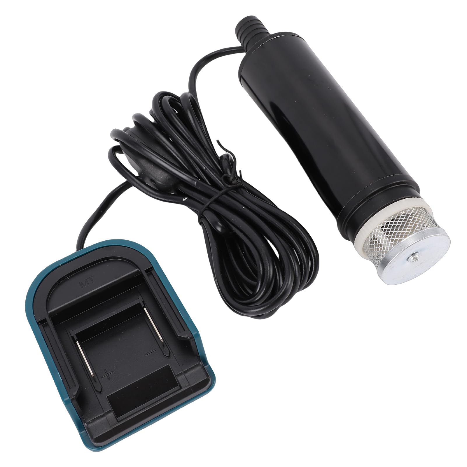 Pompa dell'acqua Alimentata a Batteria da 500 GPH, Pompa Sommergibile Portatile in ABS con Filtro per Sedimenti, Testa da 16 Piedi 4500 Giri/min per Drenaggio del Seminterrato del Giardino