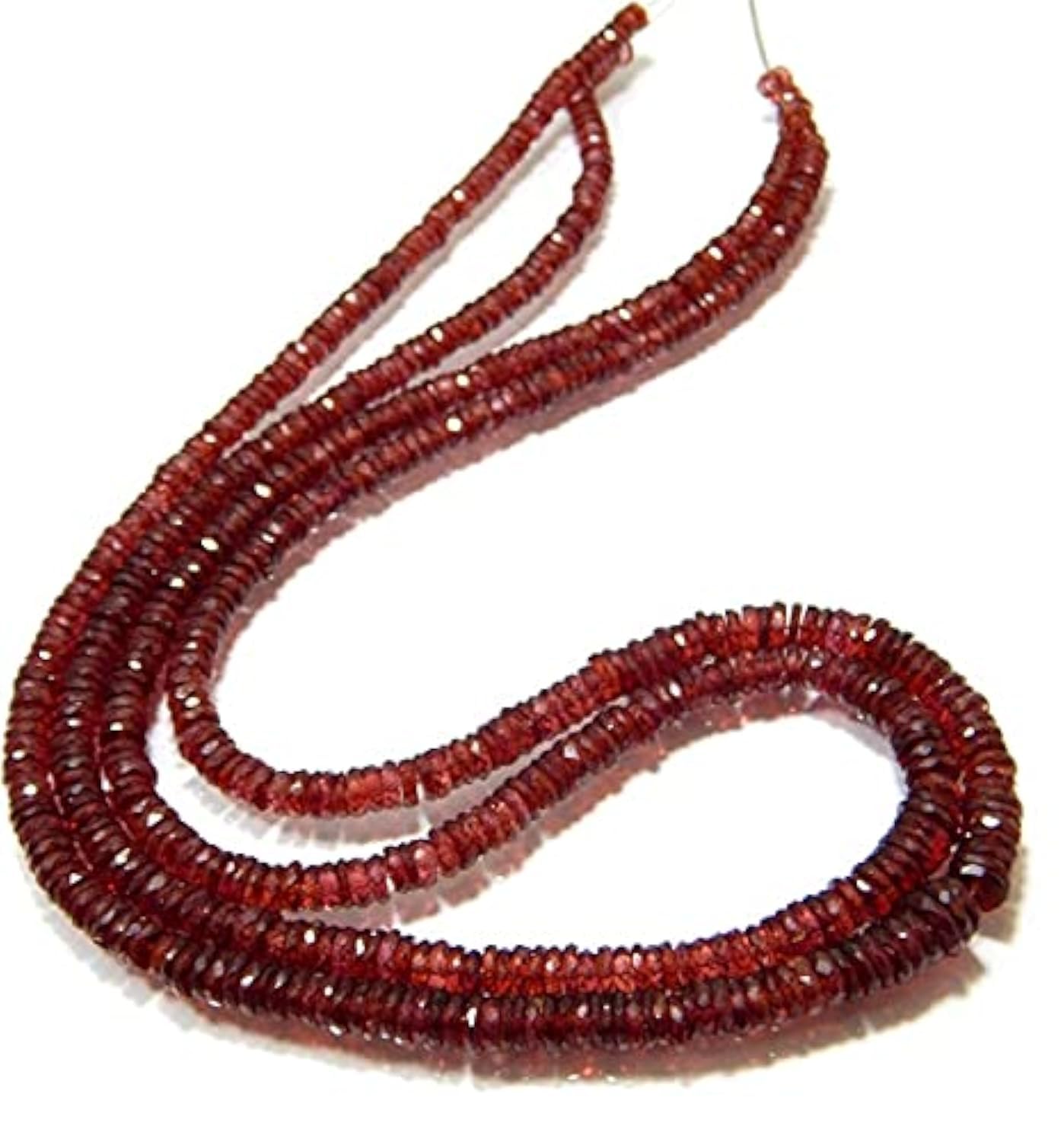 Perles en améthrine naturelle facettée LKBEADS pour confectionner un bracelet en pierres fines