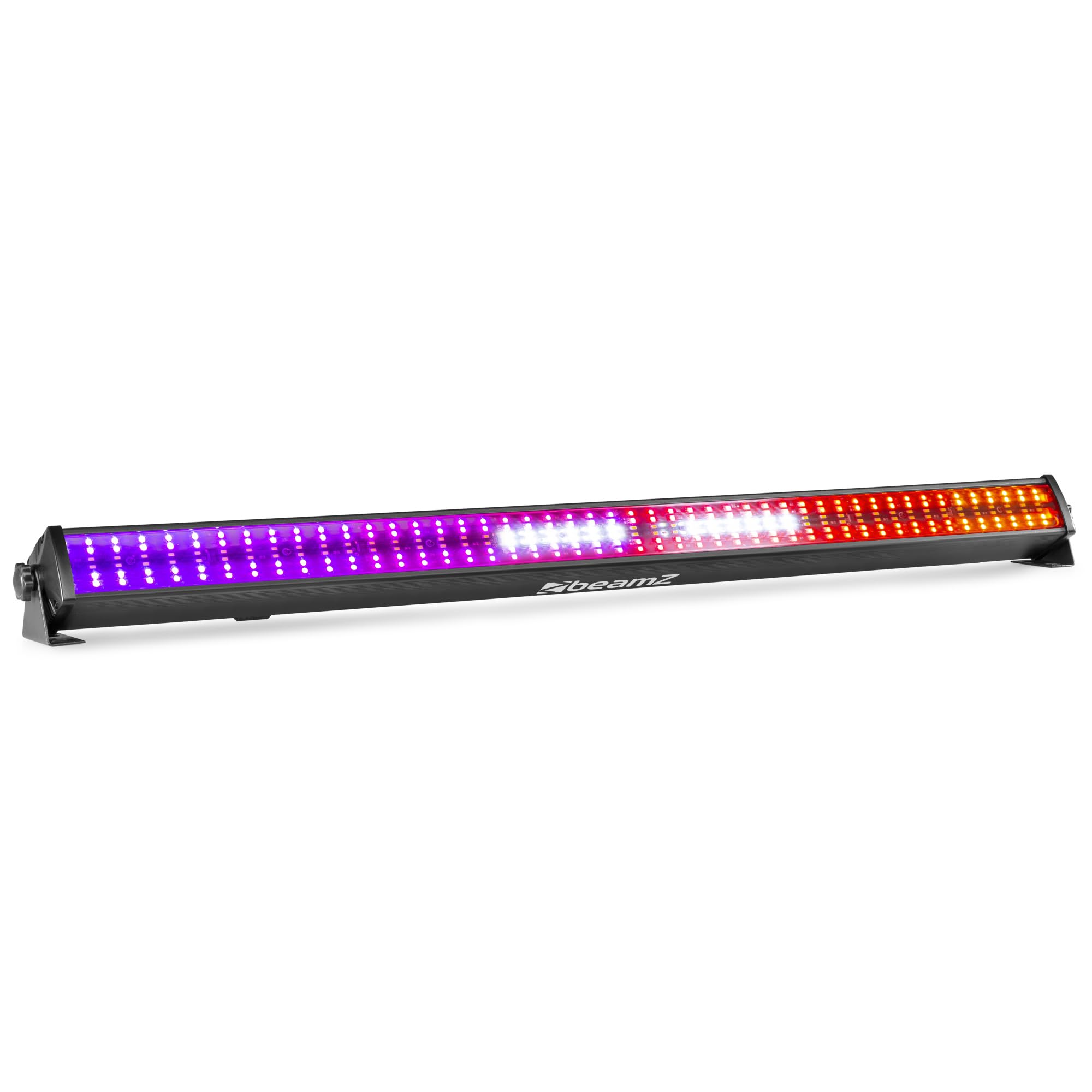 BeamZ LCB288 Barre LED RGBW avec Strobe - avec DMX, Daisy Chain, Automatique, Sections Contrôlables, Idéale pour Compléter vos Éclairages de Scènes, Arrière-Plans, Murs, Lounge Bars