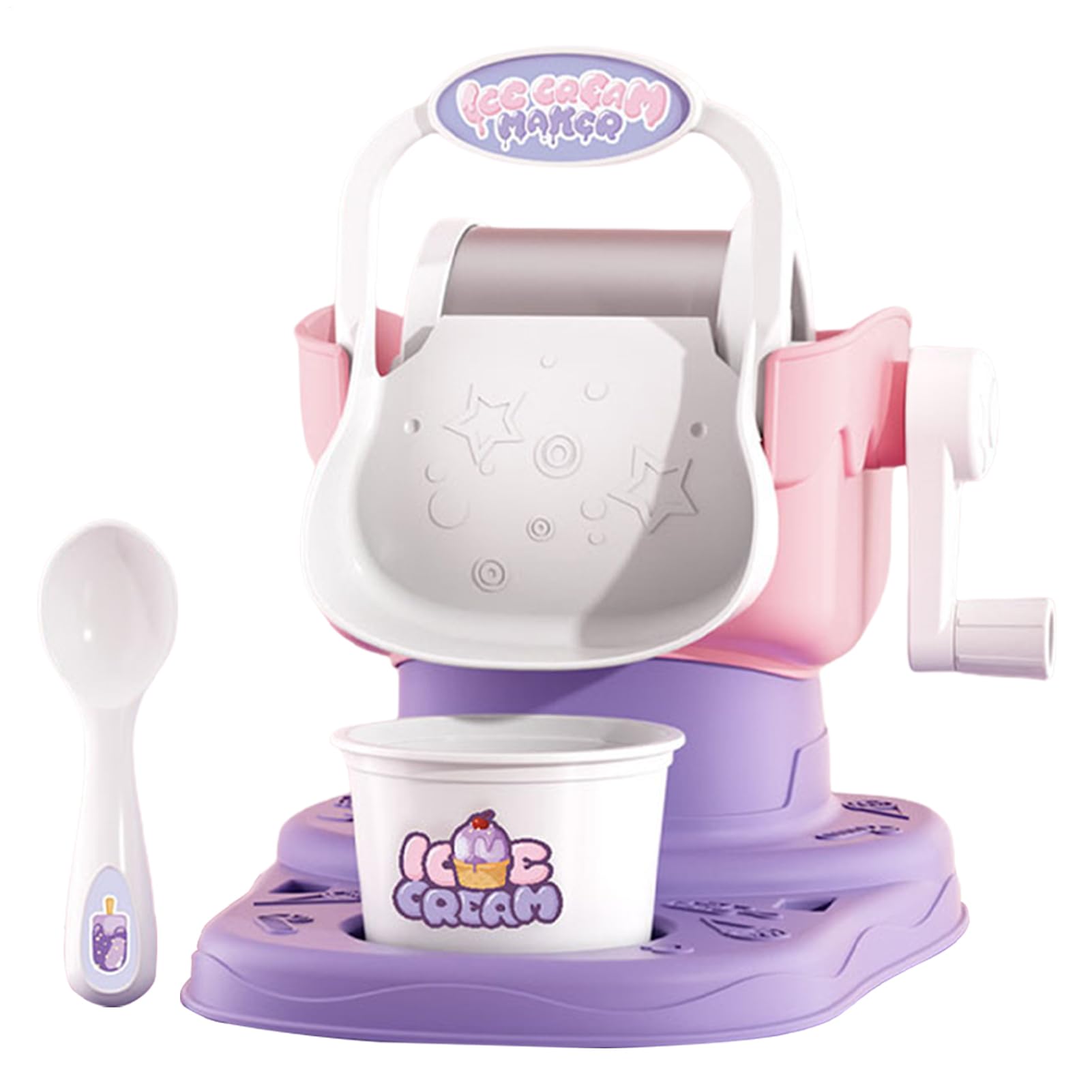 Eismaschine Für Kinder - Kid Maker, Manuelles Eismaschine - Macht In Wenigen Minuten Gefrorener Joghurt Oder Manuell, Lang Anhaltende Kühlung, Leicht Zu Reinigen