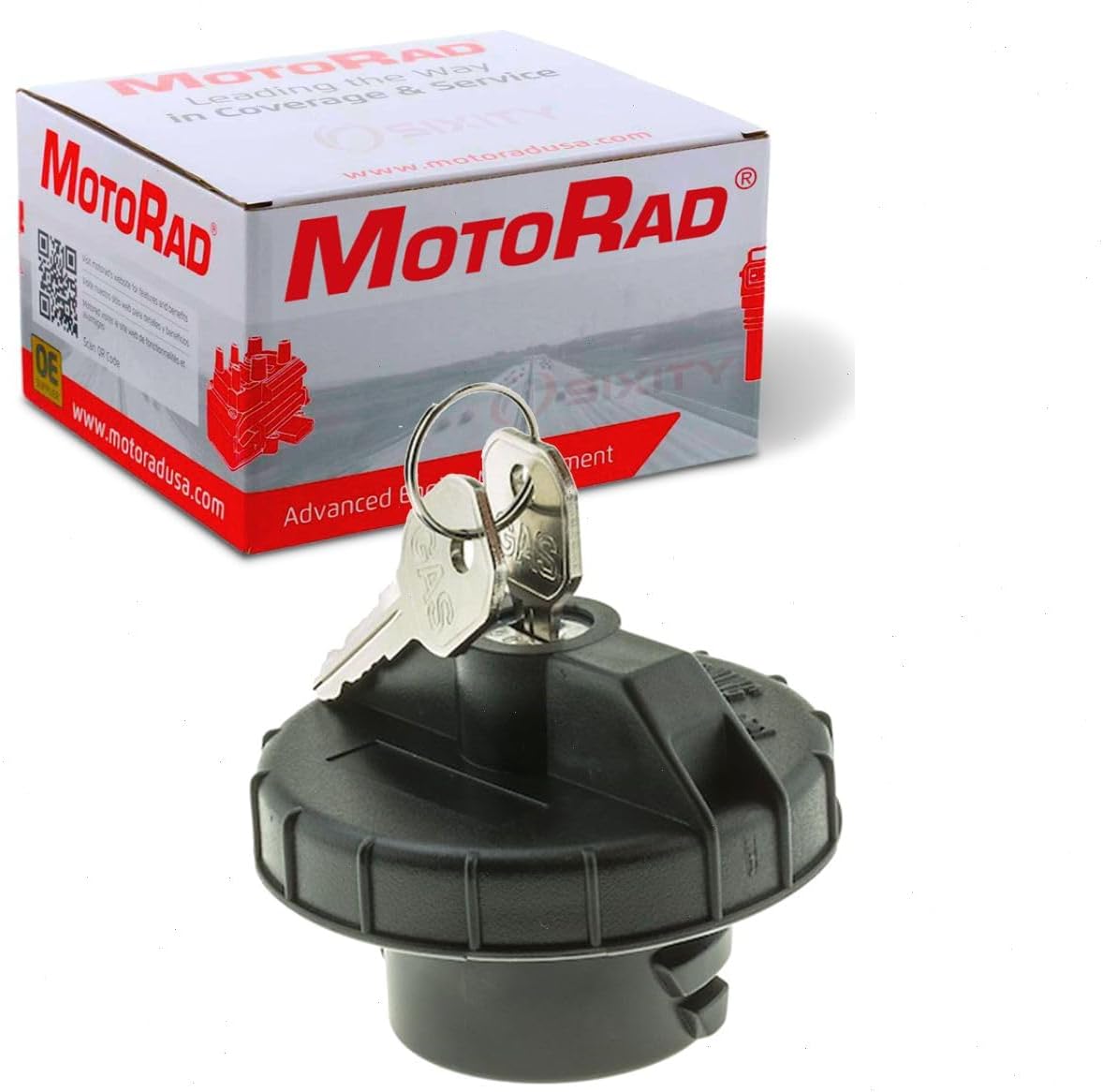 MotoRad Fuel Tank Gas Cap compatible with Toyota Tacoma 2005-2008