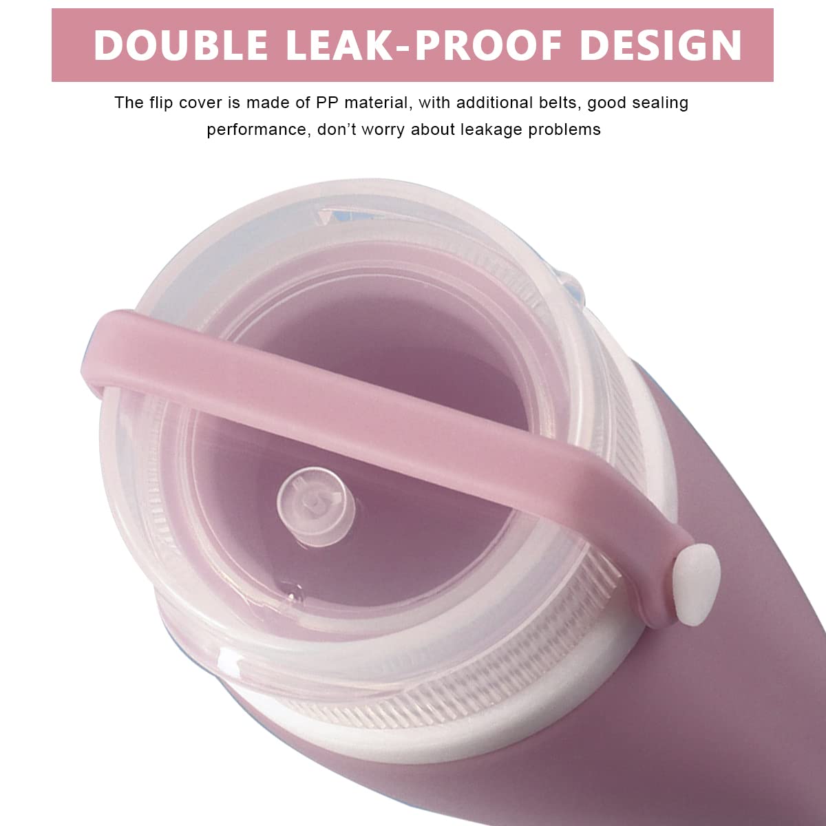 MAYCREATE Silicone Travel Bottles for Toiletries, 3 Pcs 90ML 1