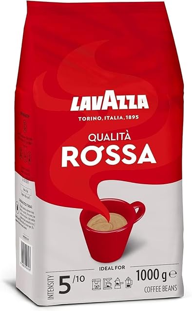 Lavazza Kawa Ziarnista Qualità Rossa 1 Sztuka (1 x 1 kg)