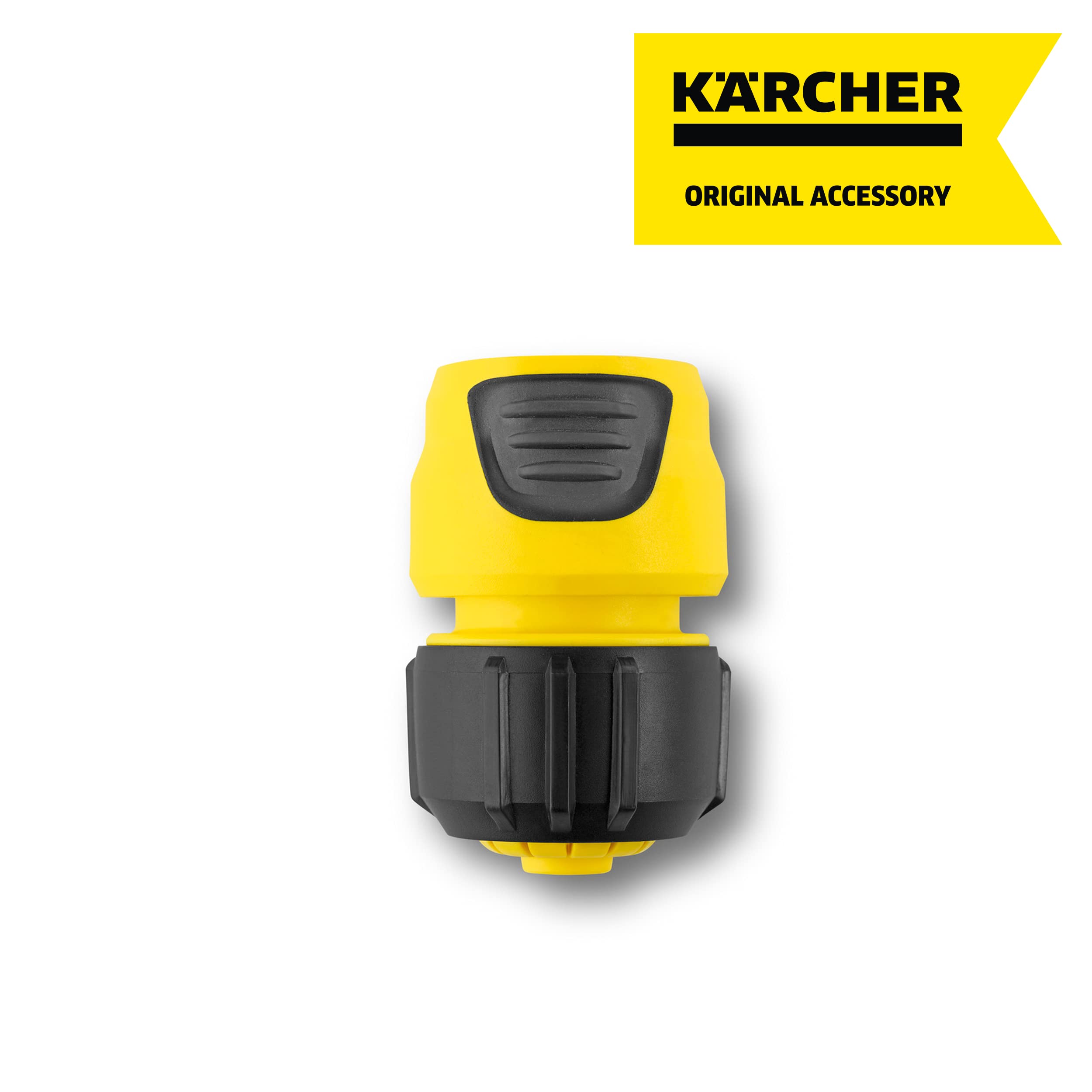 Karcher 2.645-193.0 6.5 x 3.3 x 4.5 cm Universal Hose Connector Plus - Yellow/Black