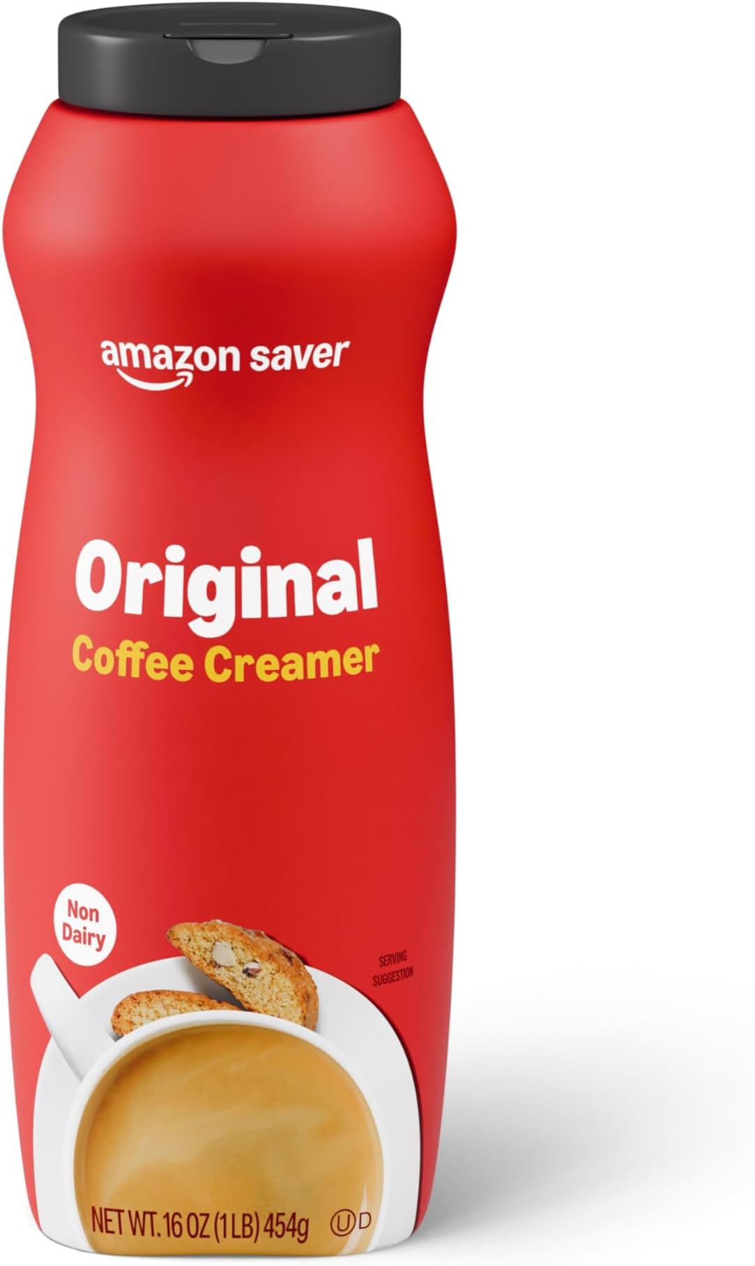 Amazon Brand - Happy Belly Powdered Non-dairy Original Coffee Creamer, 16 Ounce