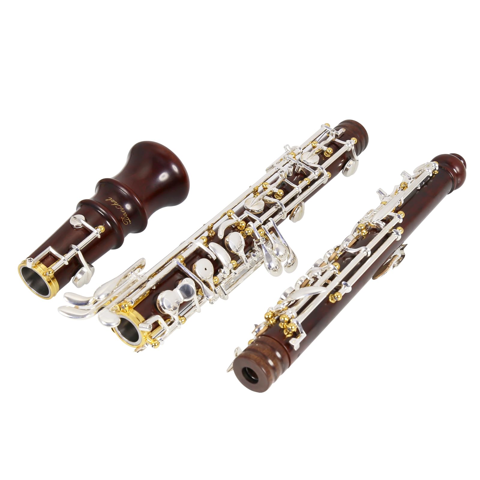 Oboe Professional Holz Korpus vergoldet Halbautomatikmechanismus C-Ton inklusive Zubehör