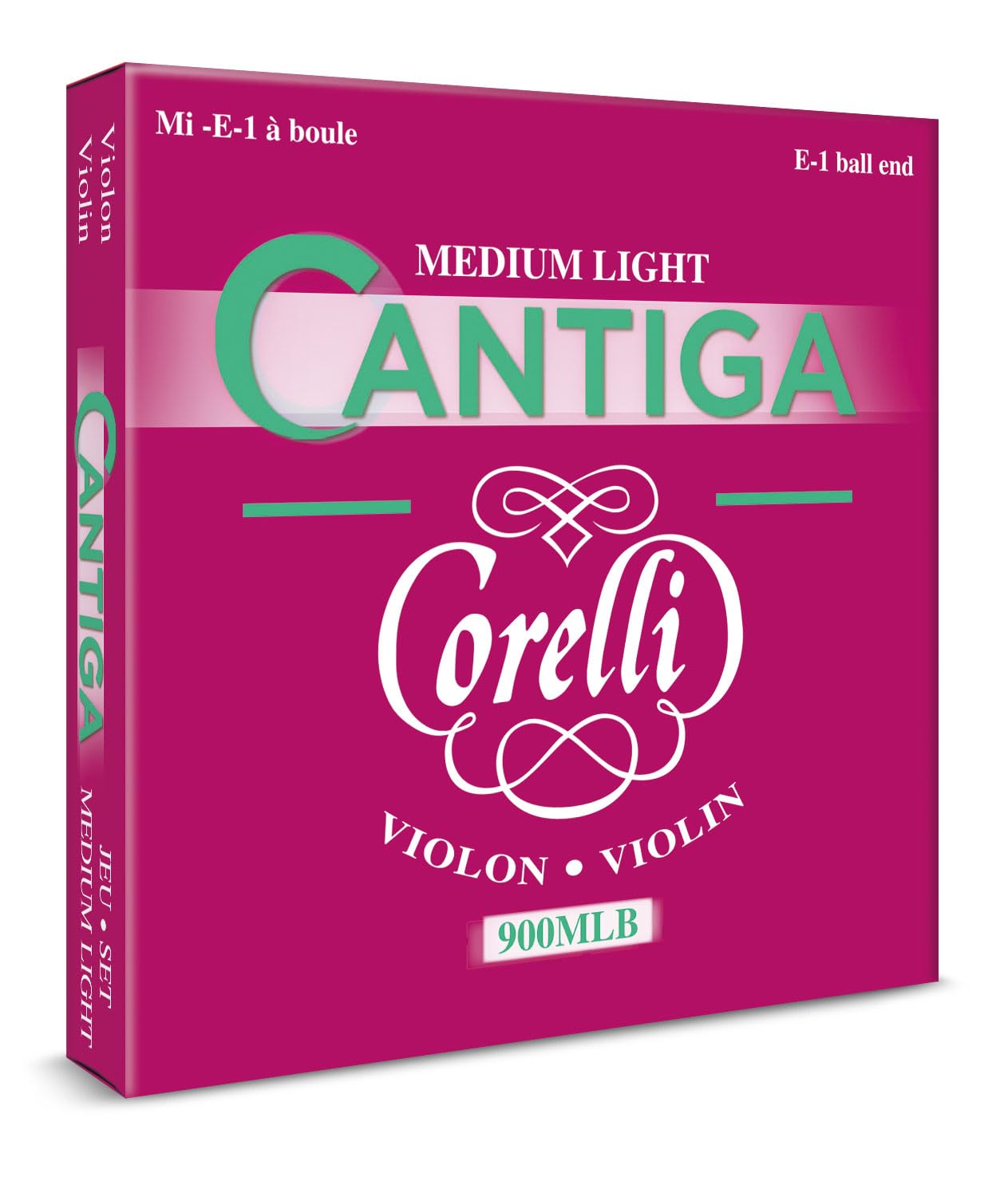Corelli Corde per Violino Cantiga Set E con pallino Light 900MLB
