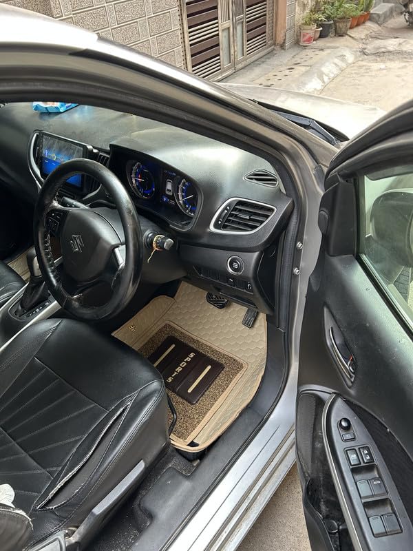 Image of SuperTech 7D Universal Fit Car Foot Mat for Hyundai Aura 2020-2025 | Luxury 7D Floor Mats | Waterproof, Dustproof, Anti-Slip, Full Coverage |Beige