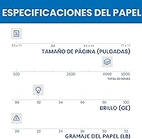 Vista 2 de Hammermill - Papel para impresora y copias (20 libras), de 8.5 x 11 pulgadas (1 resma de 500 hojas)