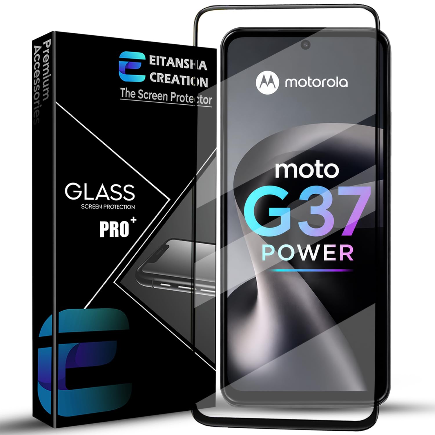 Tempered Glass Screen Protector Compatible for Moto G37 Power/Motorola G37 Power/Moto G37 Power 5G with Edge-to-Edge Coverage and Easy Installation Kit-image-37